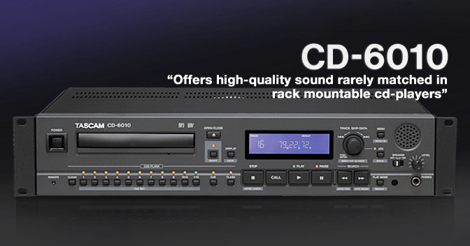 tascam cd 6010 新款CD機，帶記憶功能