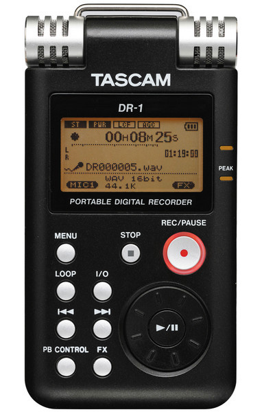 Tascam DR-1 24bit數(shù)字手持錄音機(jī)