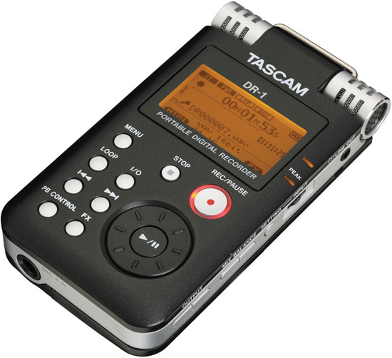 Tascam DR-1 24bit數(shù)字手持錄音機(jī)