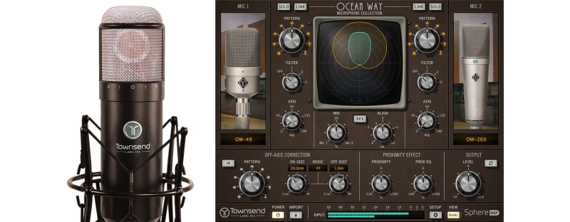 為T(mén)ownsend Labs Sphere L22精心挑選多款來(lái)自O(shè)cean Way錄音棚的老式麥克風(fēng)