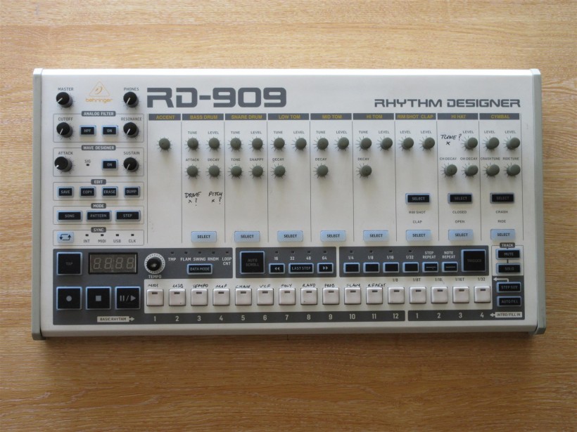 Behringer RD-909 詳細(xì)功能出爐，價(jià)格在 400 - 500 美元