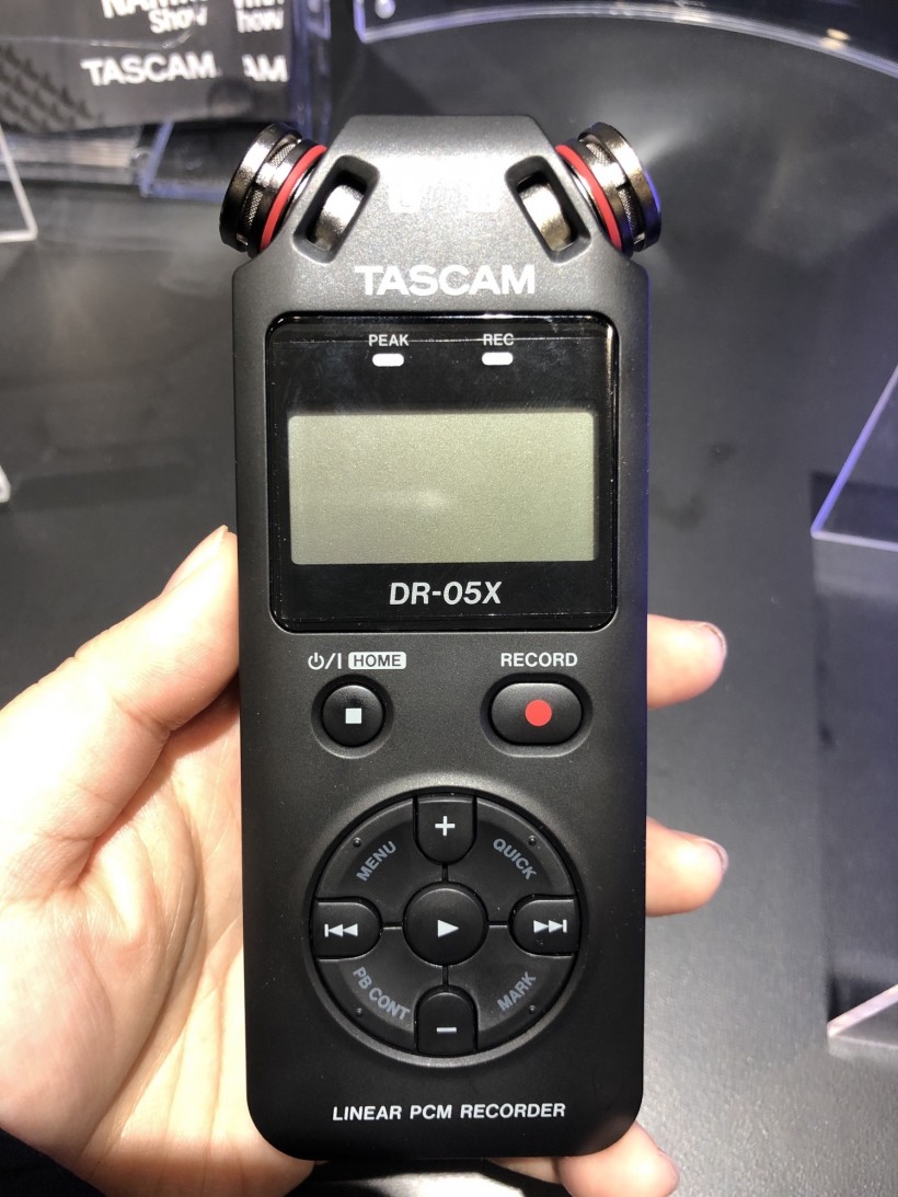 NAMM 2019 展會：Tascam 三款 DR-X 系列手持錄音機第一時間上手