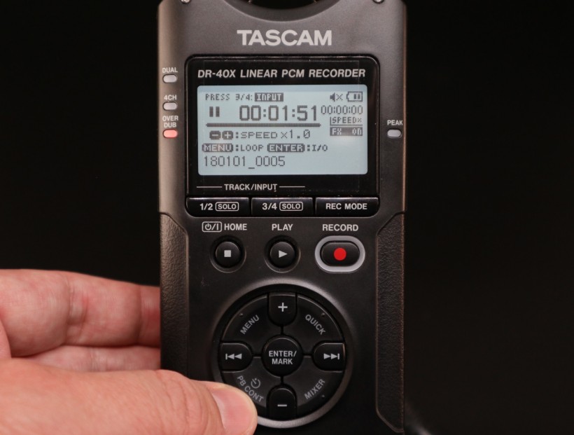 TASCAM X 戰(zhàn)警祭：DR-05X、DR-07X、DR-40X 系列便攜式錄音機測評