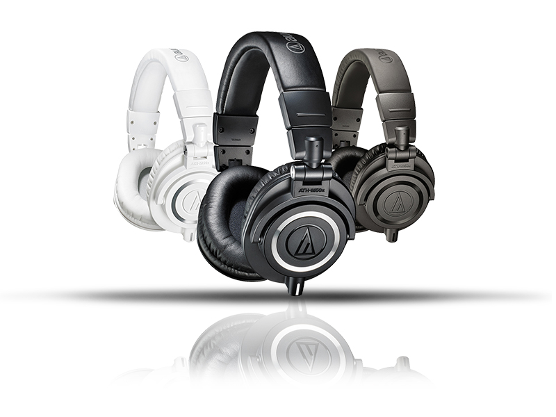 內(nèi)外兼?zhèn)洹狝udio-Technica ATH-M50x 頭戴式監(jiān)聽耳機(jī)