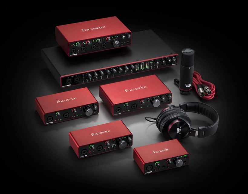 Focusrite 發(fā)布第三代 Scarlett 音頻接口系列，USB-C 接口 + 24 / 192 配置