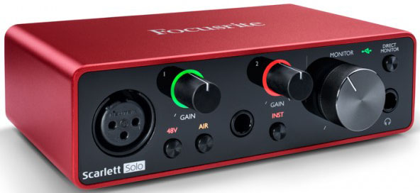 Focusrite 發(fā)布第三代 Scarlett 音頻接口系列，USB-C 接口 + 24 / 192 配置