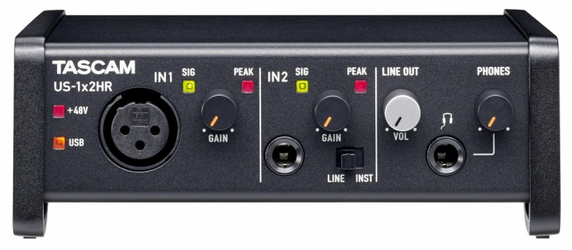 Tascam 發(fā)布新 US-HR 系列三款 USB-C 音頻接口：US-1x2HR、US-2x2HR、US-4x4HR